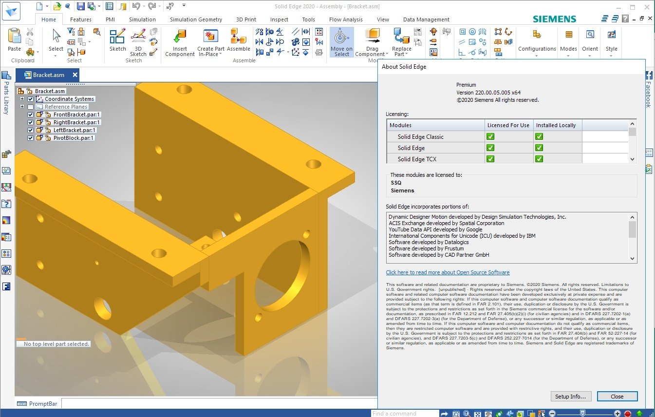 MP05 for Siemens Solid Edge 2020