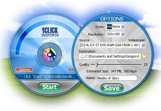 1CLICK DVDTOIPOD 3.2.0.4