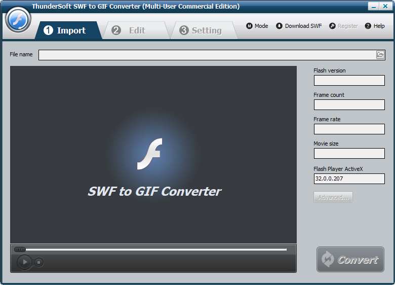 ThunderSoft SWF to GIF Converter 4.0.0