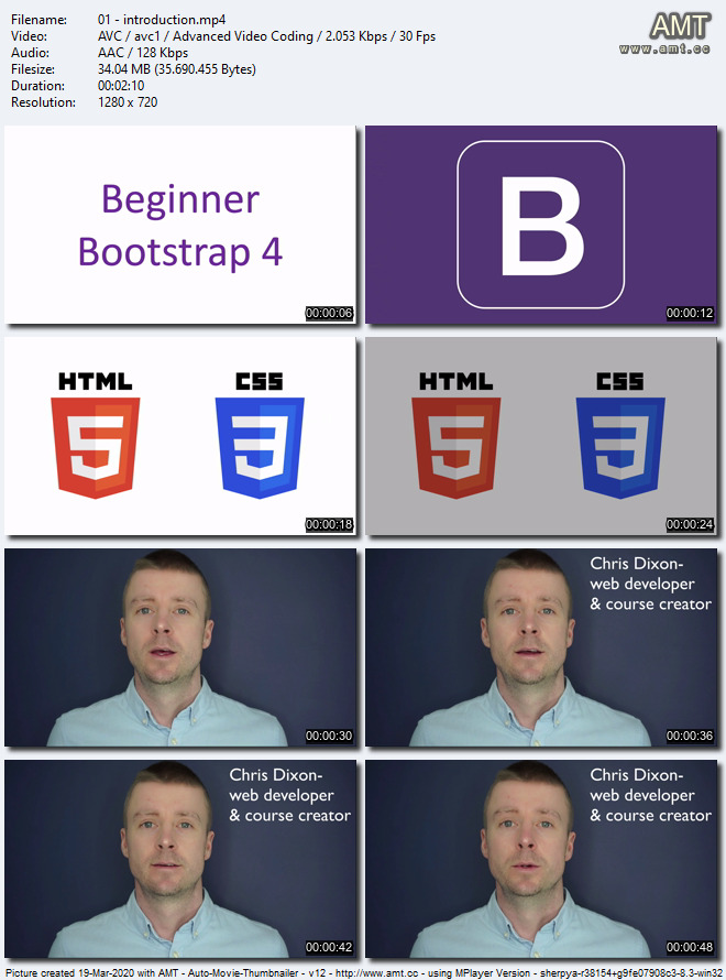 Beginner Bootstrap 4: Hand code beautiful responsive websites fast