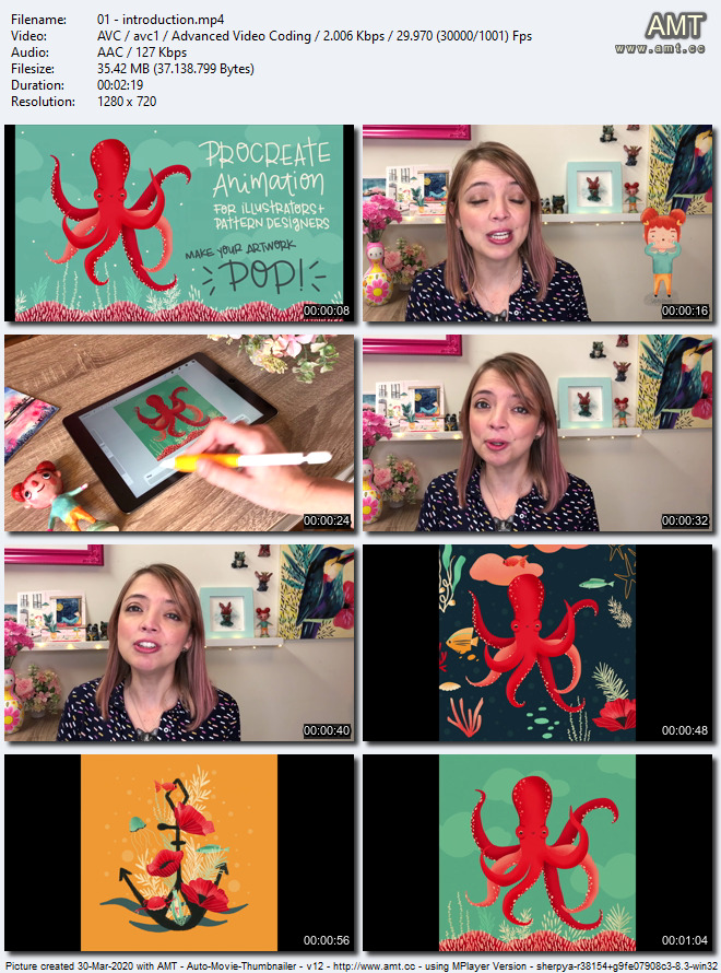 Procreate Animation for Illustrators and Surface Designers: Make your Artwork Pop!