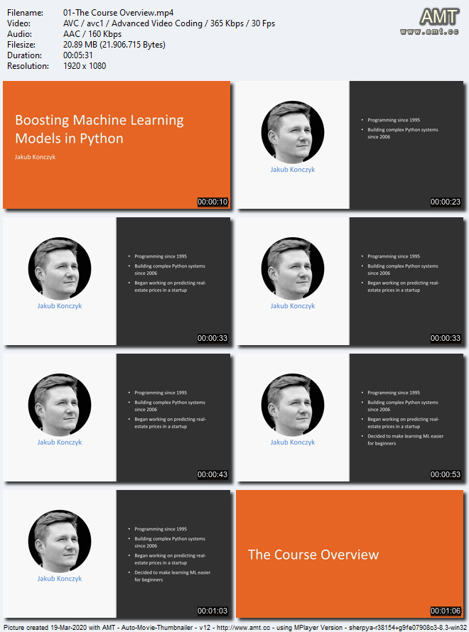 Boosting Machine Learning Models in Python