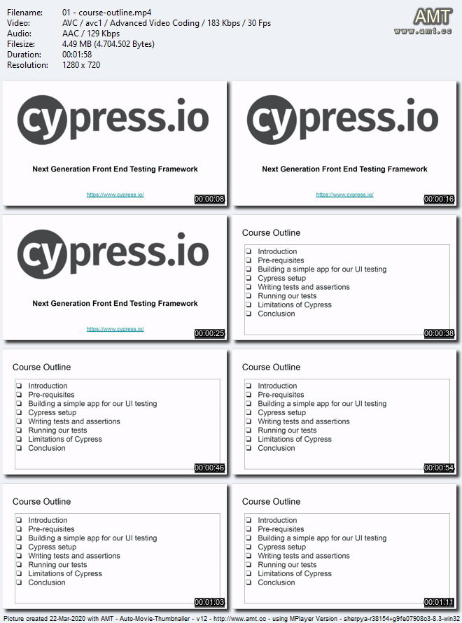 Cypress Framework for End to End UI Testing