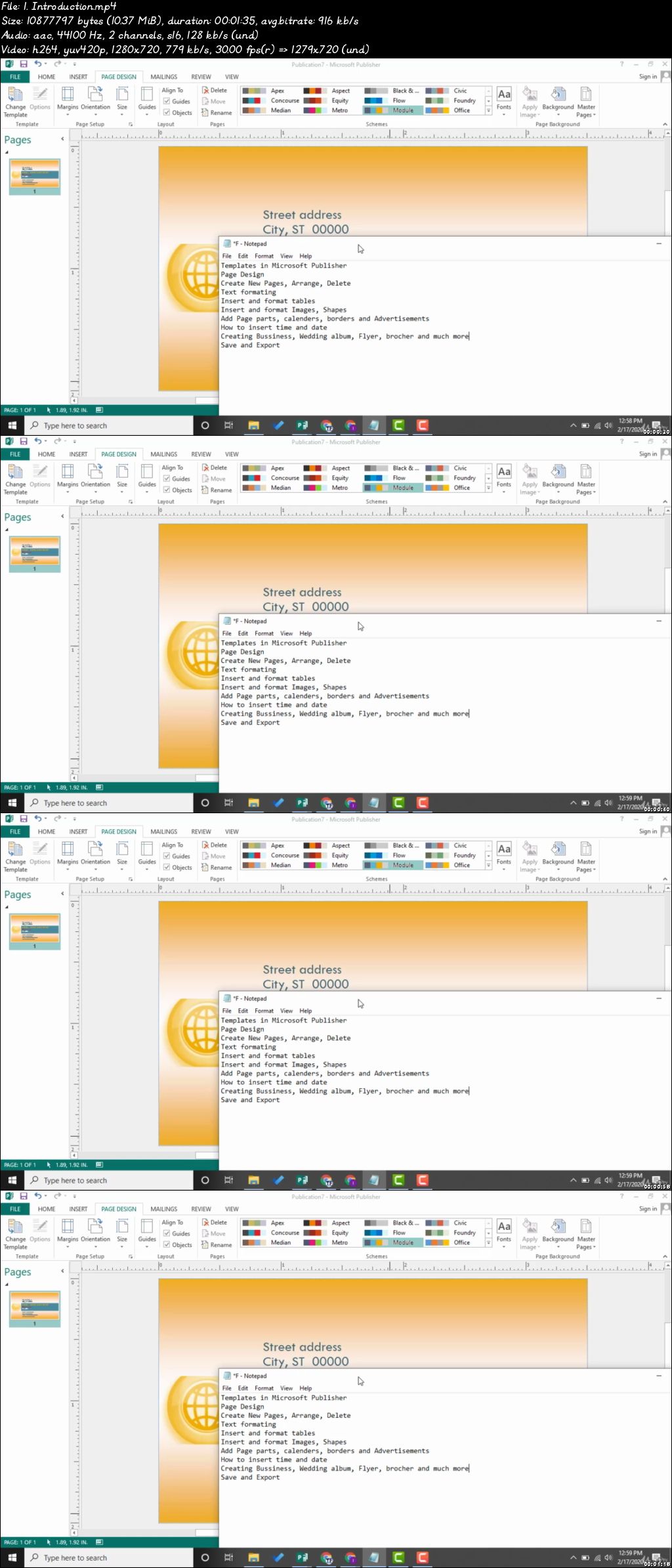  Microsoft Publisher 2020 Made Easy Training Tutorial 