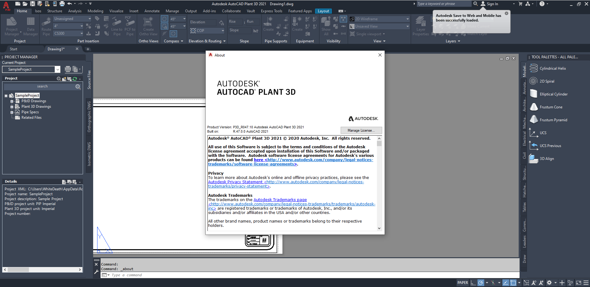 Autodesk AutoCAD Plant 3D 2021