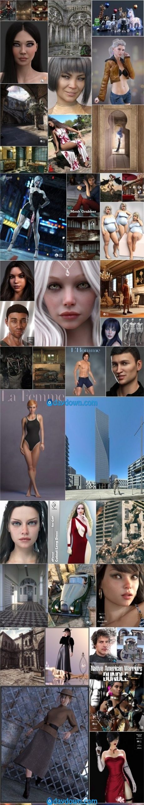 Daz 3D, Poser Bundle 2 April 2020