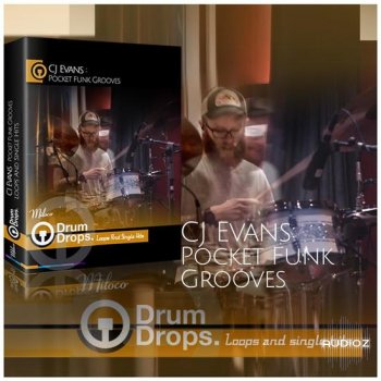 DrumDrops CJ Evans Pocket Funk Vol 1 Loops and Hits Pack WAV-DECiBEL screenshot