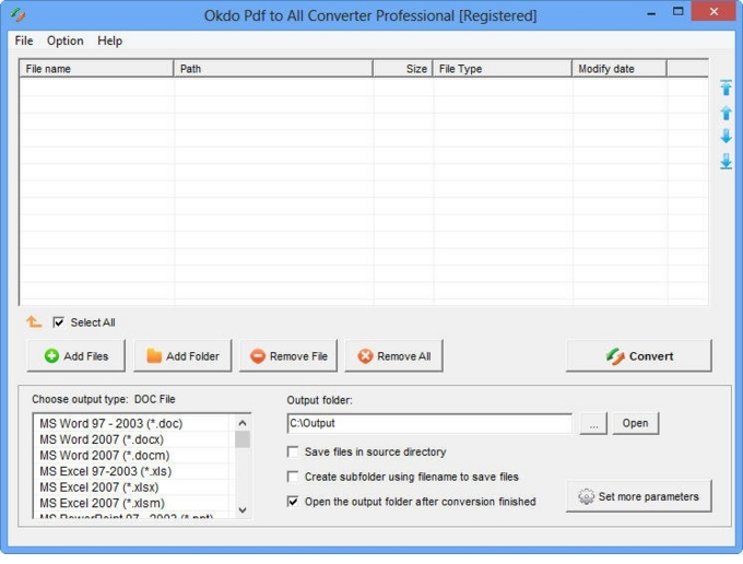 Okdo Pdf to All Converter Professional 5.8