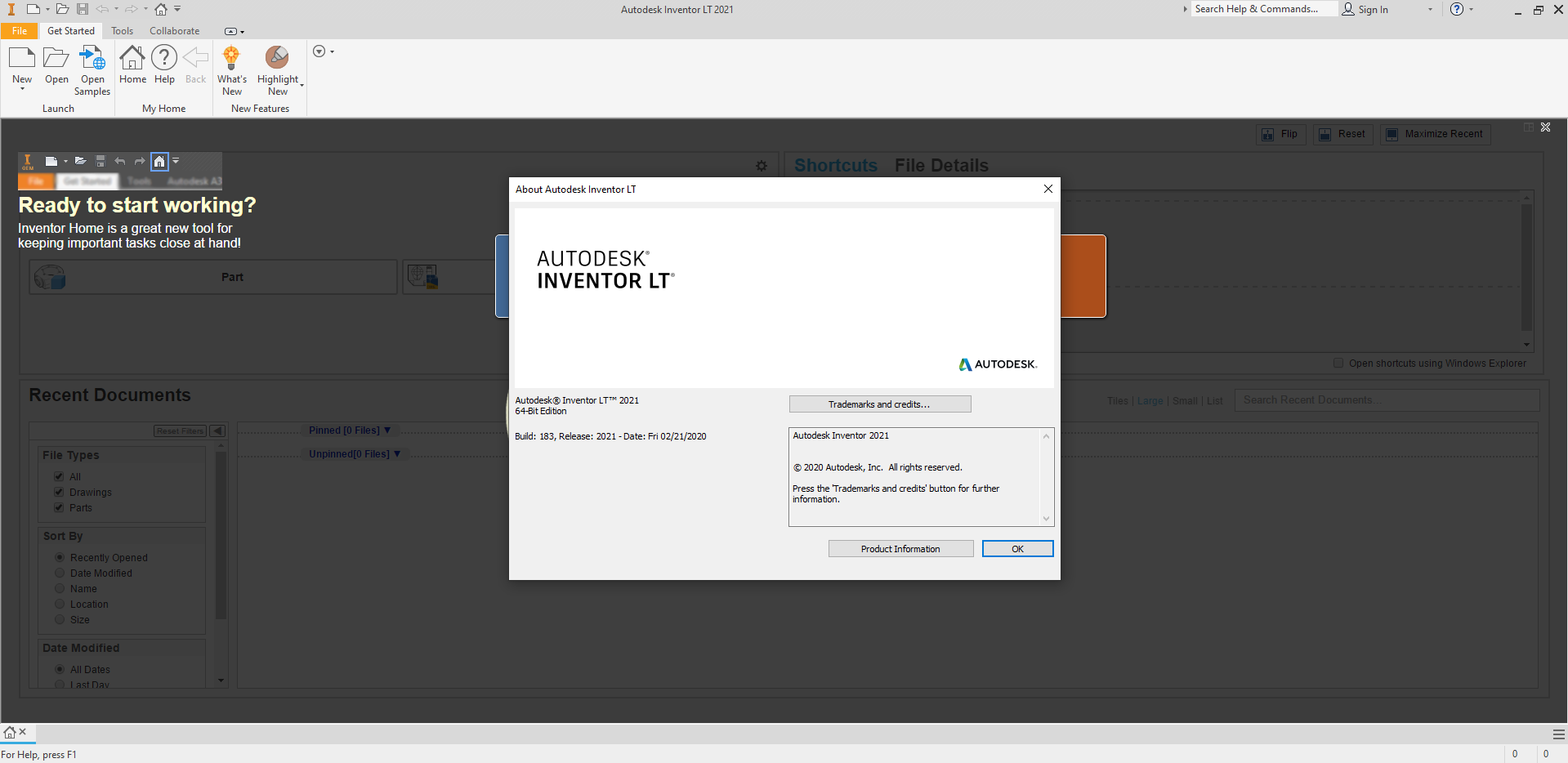 Autodesk AutoCAD Inventor LT Suite  2021 (x64)