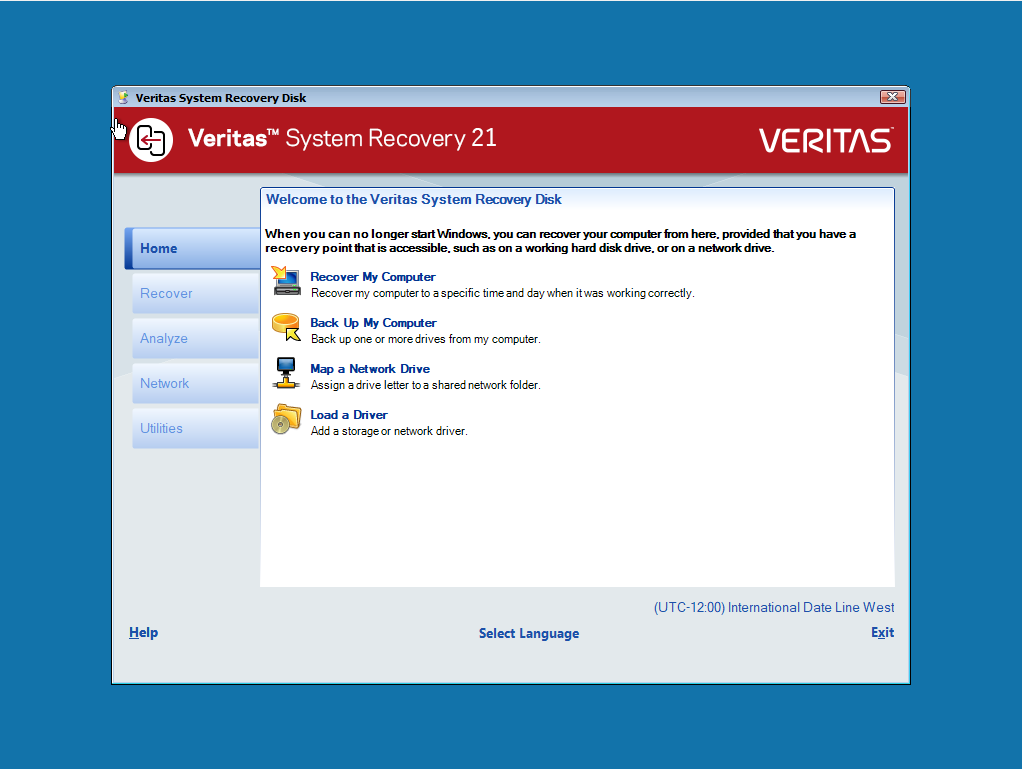 Veritas System Recovery Disk 21.0.0.57158 (x64)