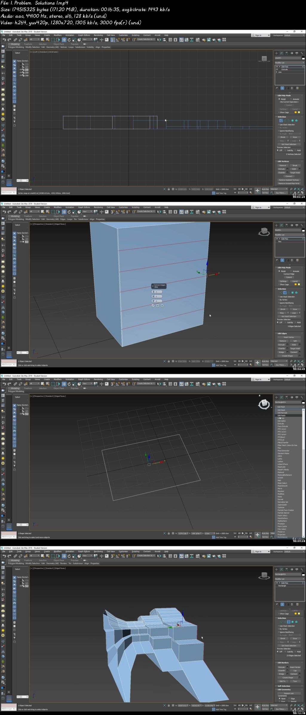  3D Max Modeling from beginner to advanced 