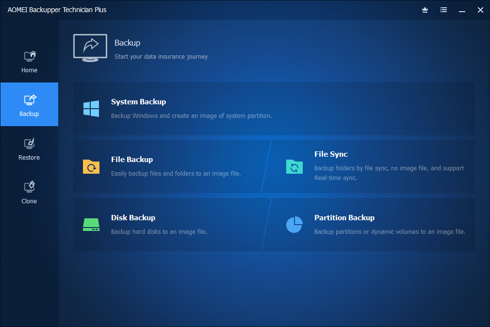 AOMEI Backupper 5.5.0 All Editions Multilingual