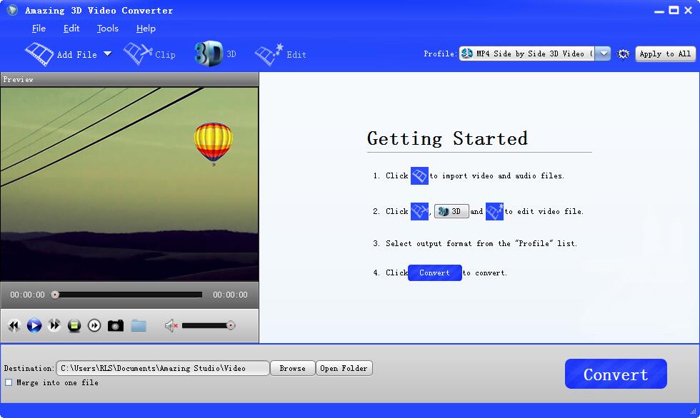 Amazing 3D Video Converter 11.8