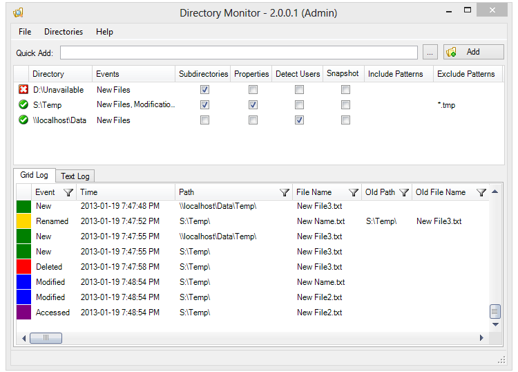 Directory Monitor Pro 2.9.9.18