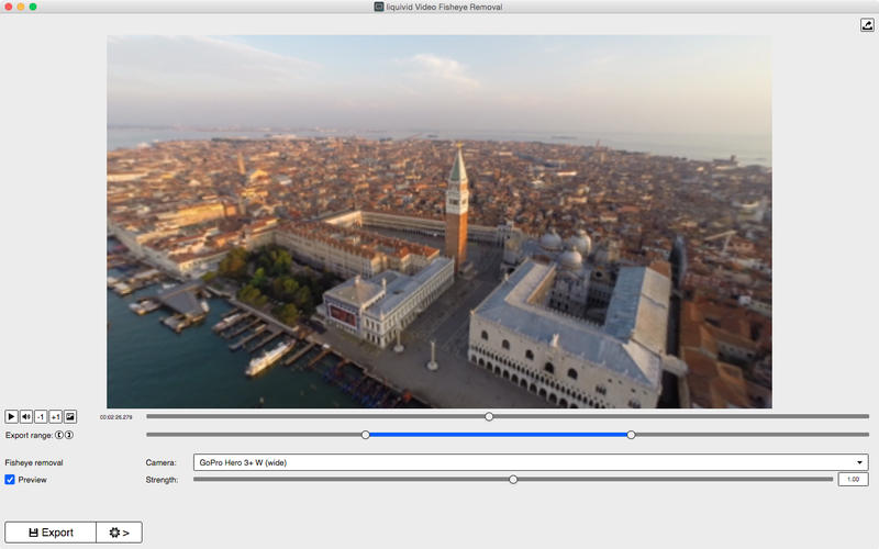 liquivid Video Fisheye Removal 1.0.2 Mac OS X