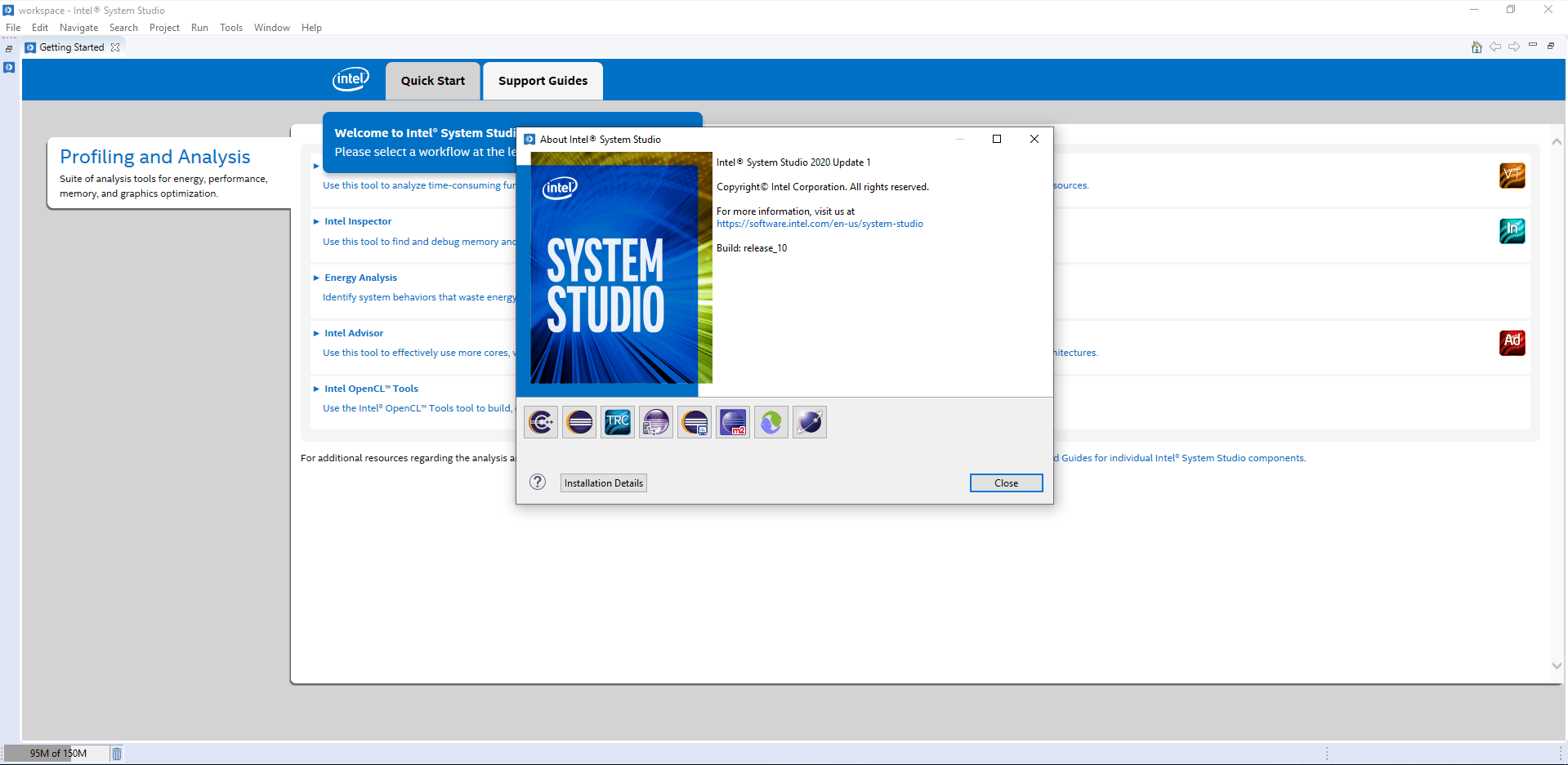 Intel System Studio 2020 Update 1