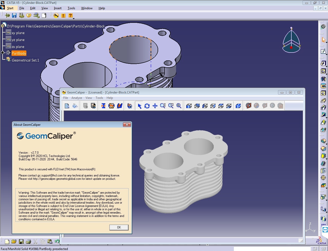 Geometric GeomCaliper 2.7.0 for CATIA V5