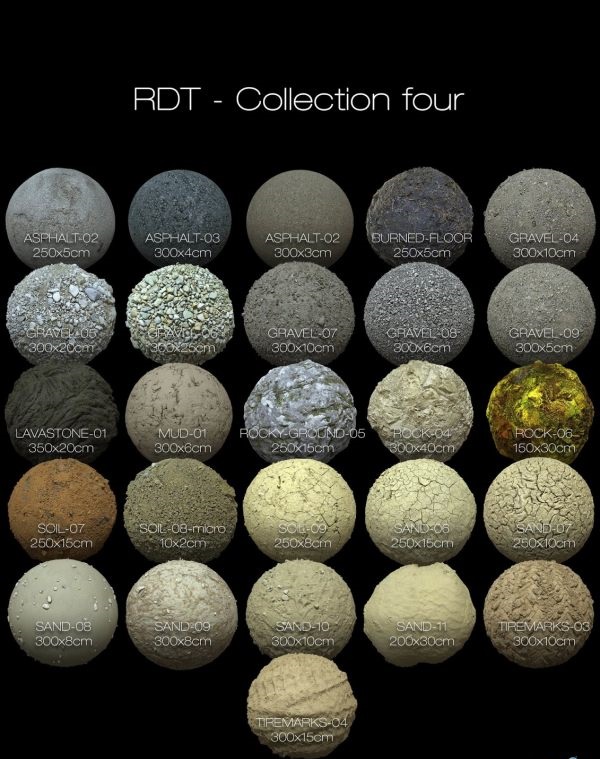 Substance Store – RDT Collection 4 (Real Displacement Textures)