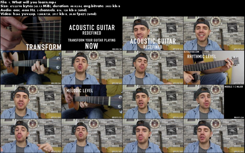 Acoustic Guitar Redefined. Learn Chords, Rhythm and Melody! 