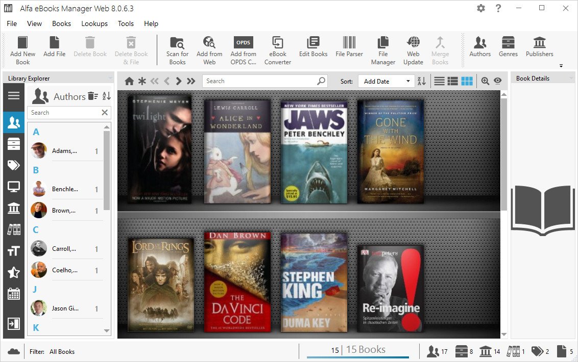 Alfa eBooks Manager Web 8.0.7.3 Multilingual