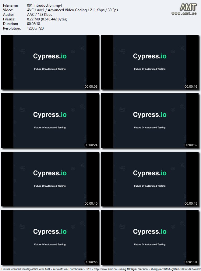 Automated Software Testing with Cypress [2020]