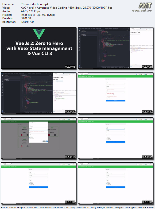 Vue JS 2: Zero to Hero, Vuex Store, Vue CLI 3-Complete Guide