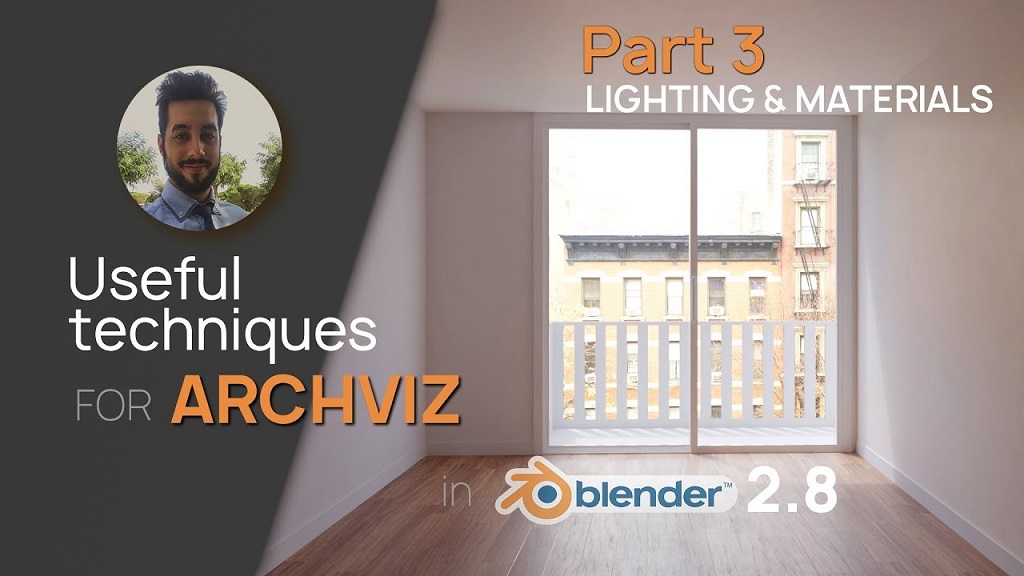 Skillshare – Archviz in Blender 2.80 / Class 3: Lighting & Materials