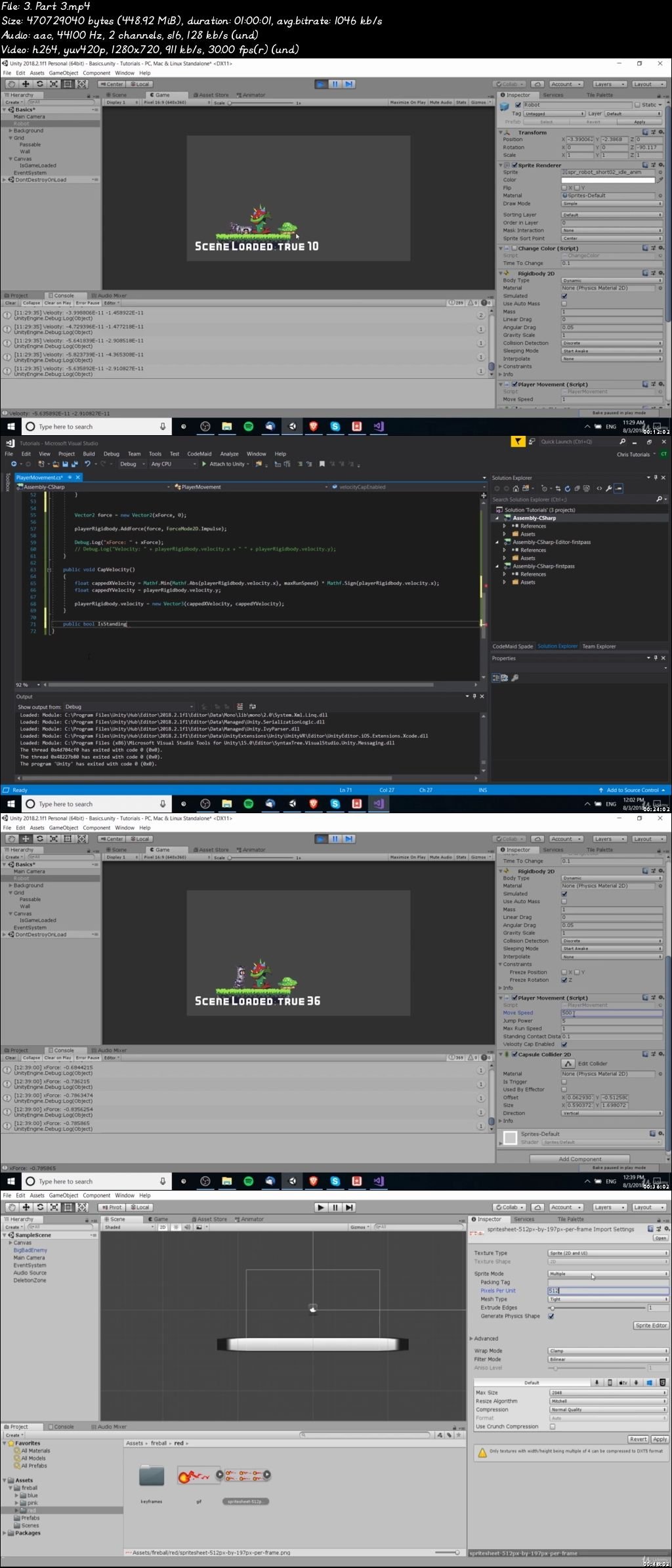  The Complete Unity 2D Games in C# Development Course 