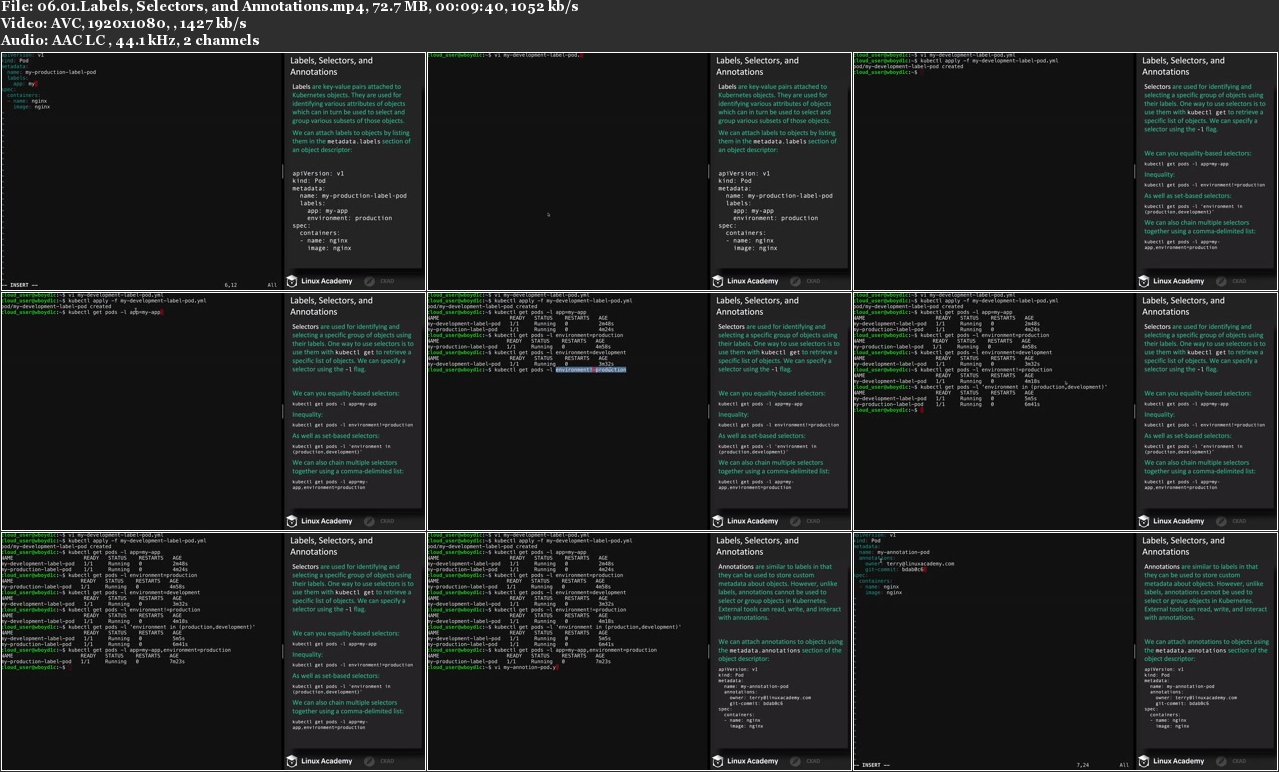 Linux Academy - Certified Kubernetes Application Developer (CKAD)