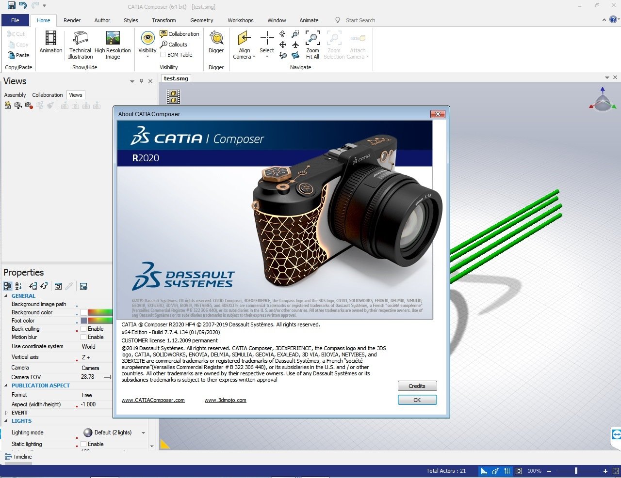 DS CATIA Composer R2020 HF4 (x64) Multilanguage