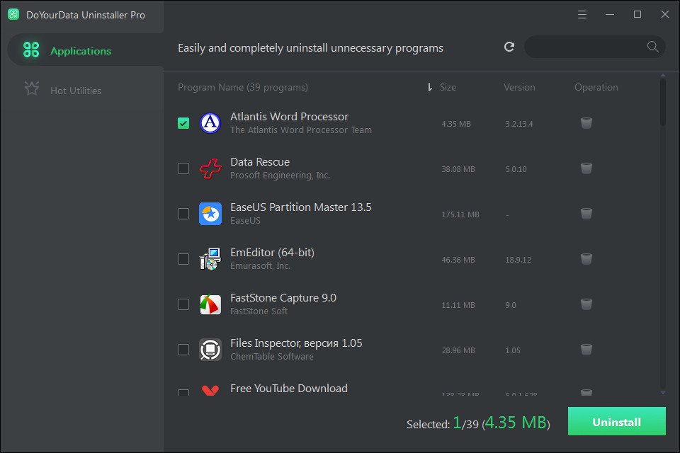 DoYourData Uninstaller Pro 5.0