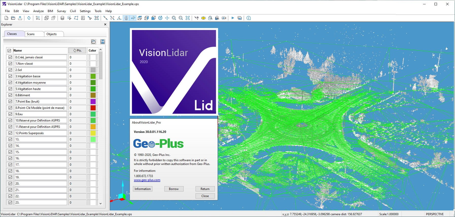 Geo-Plus VisionLidar 2020 version 30.0.01.116.20