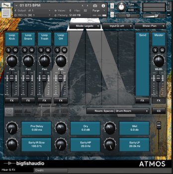 Big Fish Audio ATMOS: Indie Cinematic Textures KONTAKT screenshot