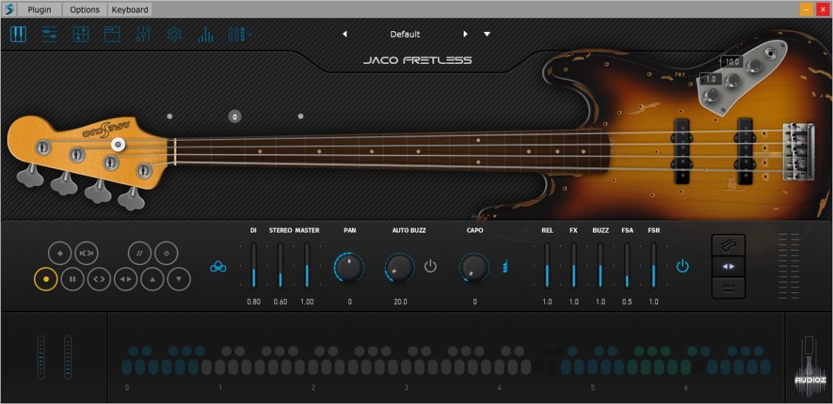 Ample Sound Ample Bass Jaco Fretless v3.2.0 WIN OSX screenshot