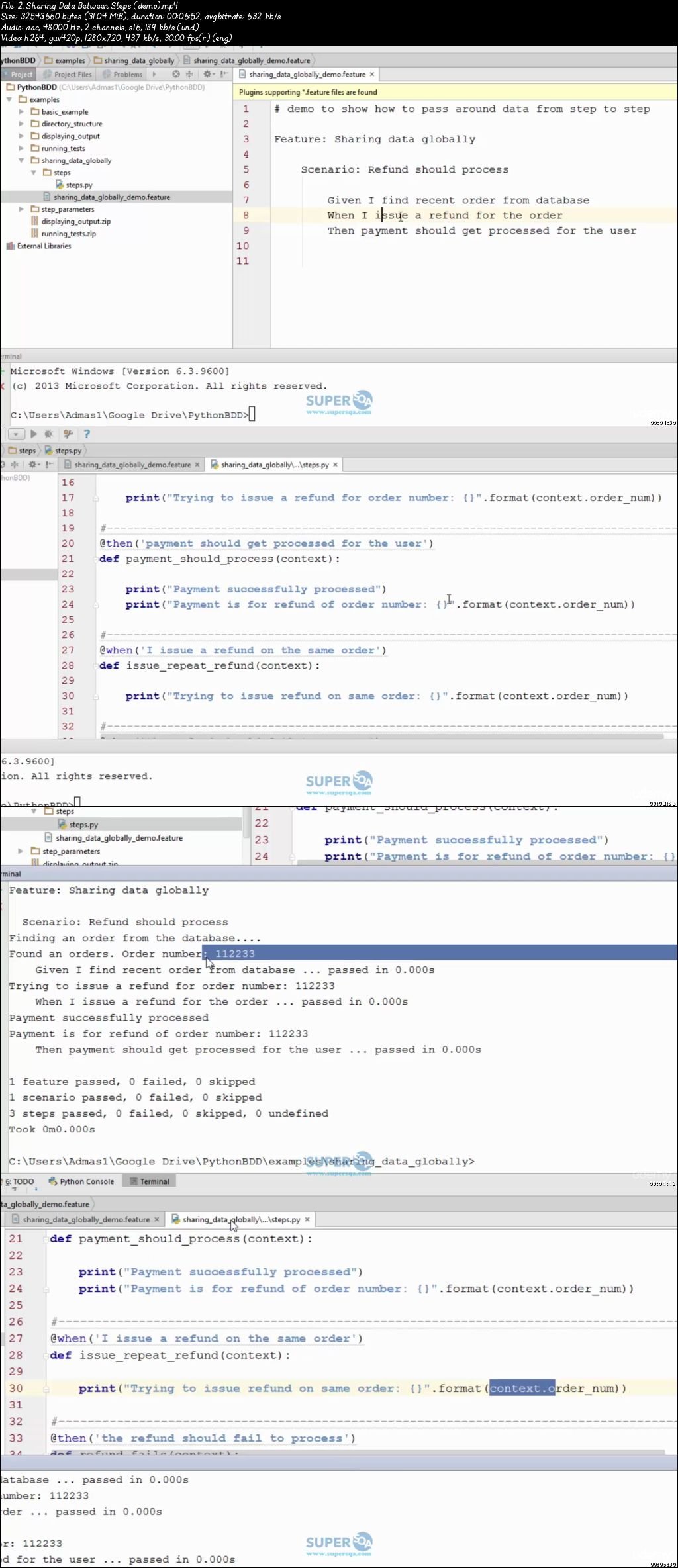  Cucumber BDD with Python 3 Behave and Selenium WebDriver 