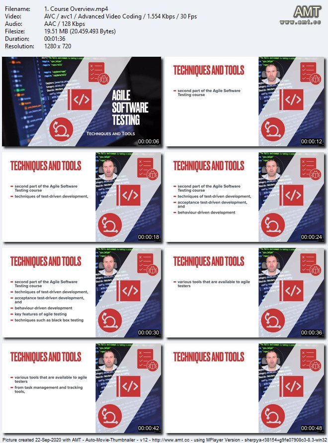 Agile Software Testing - Techniques and Tools