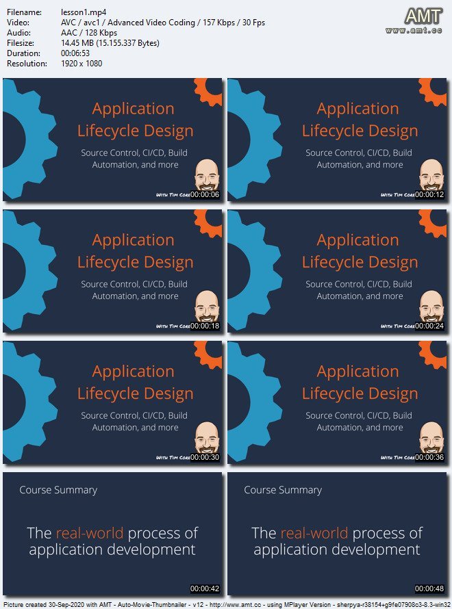 Application Lifecycle Design