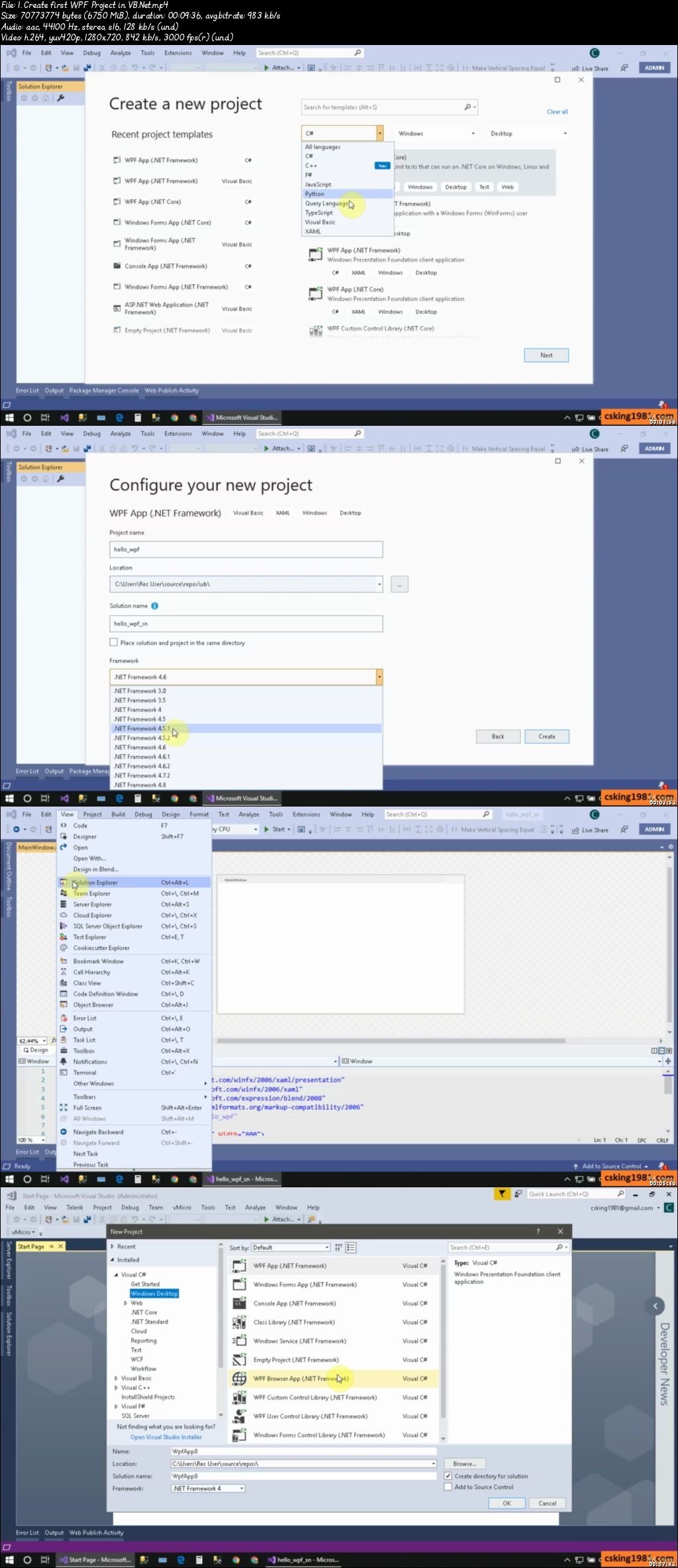  WPF in VB for Beginners,Windows Presentation Foundation XAML 