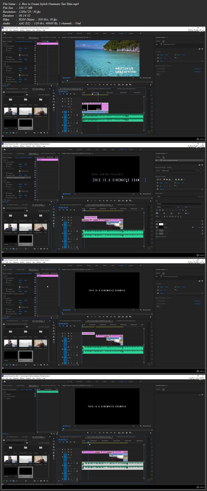 Adobe Premiere Pro CC 2020: Video Editing for Beginners