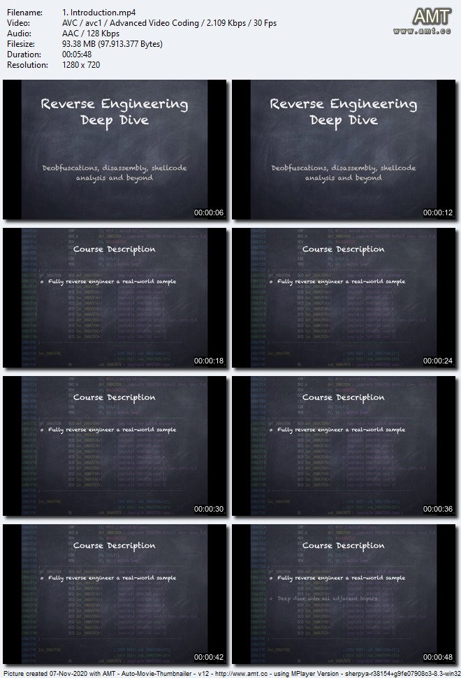 Reverse Engineering Deep Dive