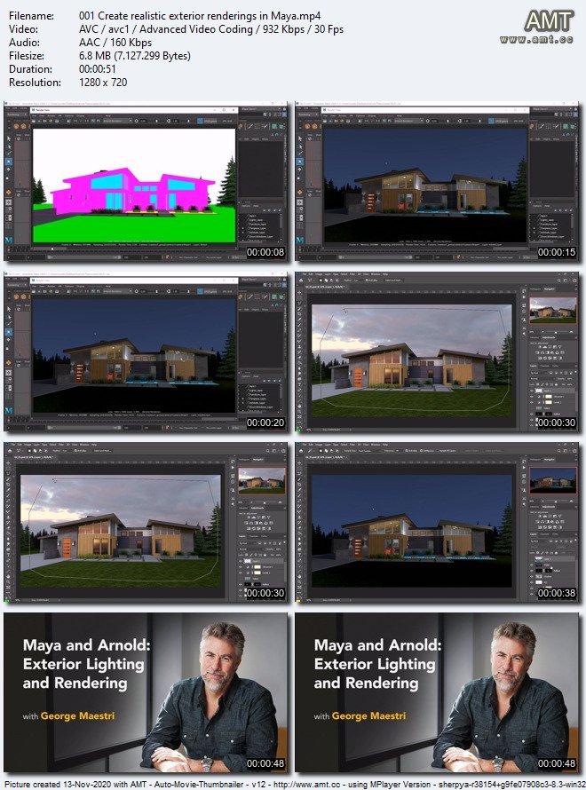 Maya and Arnold: Exterior Lighting and Rendering