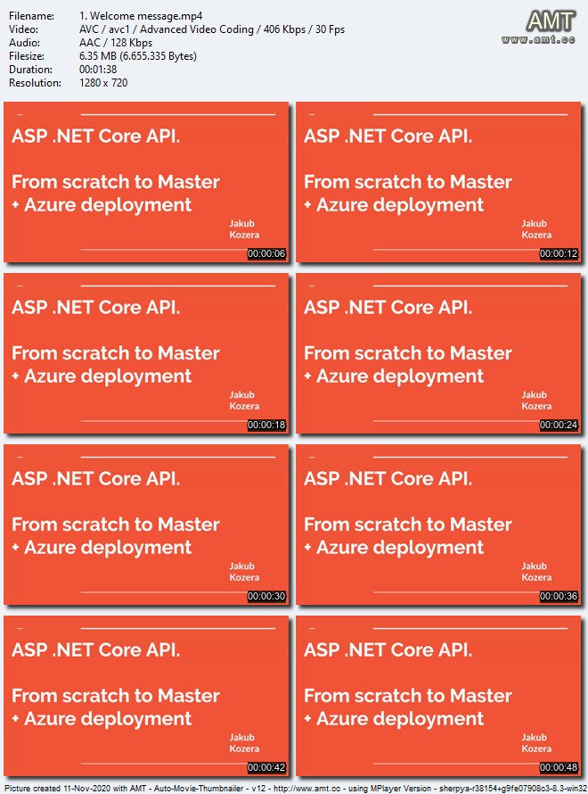 ASP.NET Core API. From scratch to Master + Azure deployment