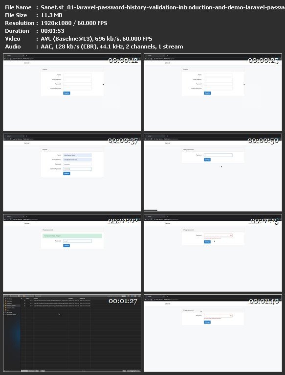 Codecourse - Laravel Password History Validation