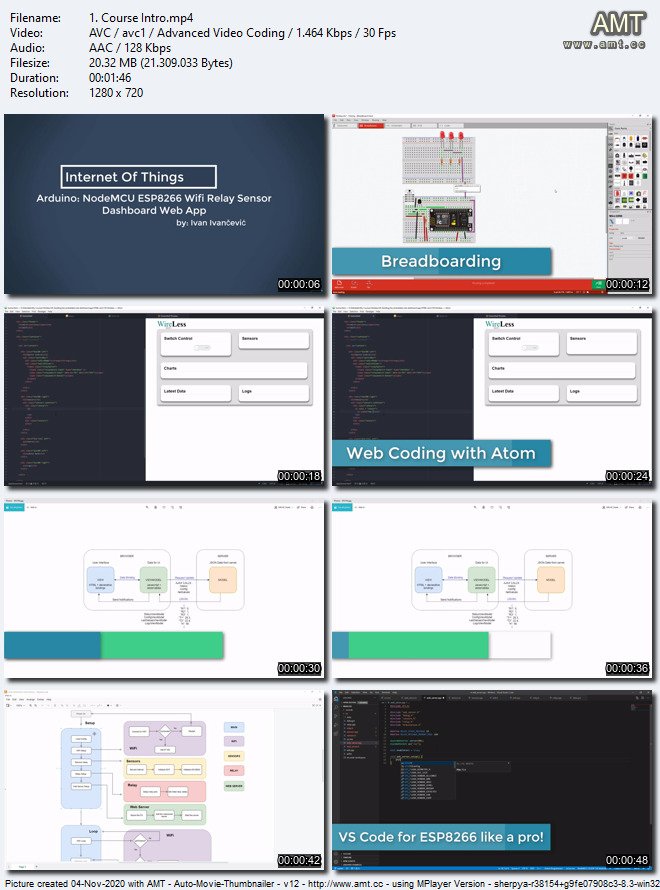 Arduino: NodeMCU ESP8266 IoT Wifi Relay Sensor Dashboard App