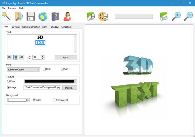 Insofta 3D Text Commander v4.0.0 Multilingual