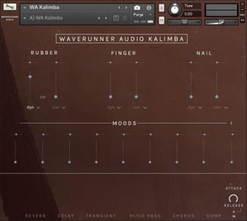 Waverunner Audio Kalimba KONTAKT-DECiBEL screenshot