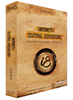 Zero-G Impromptu Textural Percussions KONTAKT screenshot