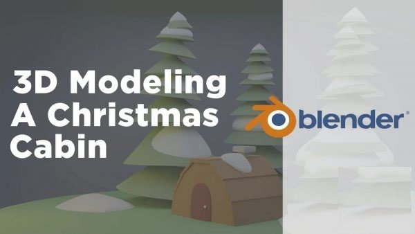 Skillshare – 3D Modeling in Blender for Beginners – Christmas Cabin