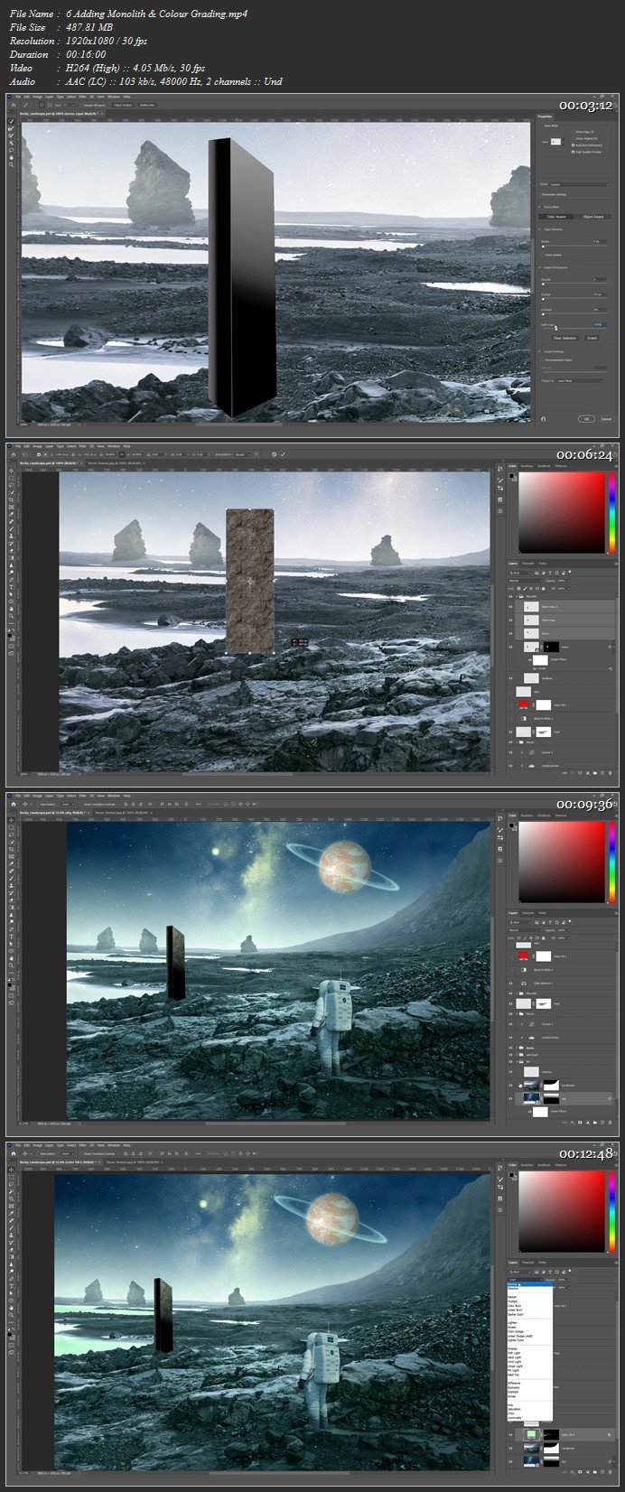 Photoshop Advanced Compositing : Design an Alien Landscape