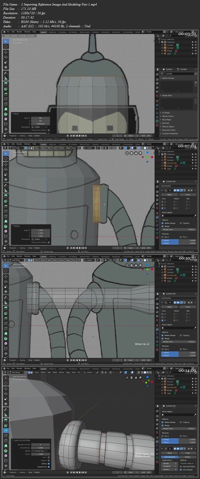 3D Modeling, Rigging And Animating A Cartoon Character